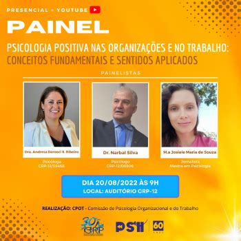 CRP 12 promove Painel sobre Psicologia Positiva nas organizações