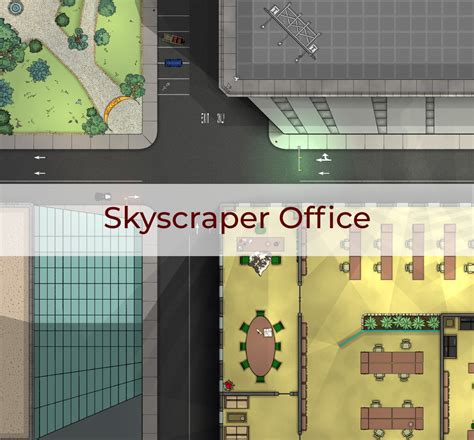 Skyscraper Rooftop Battle Map Shadowrun Keryfans