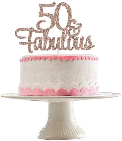 Buy And Fabulous Cake Topper And Pcs Th Birthday Cupcake Toppers