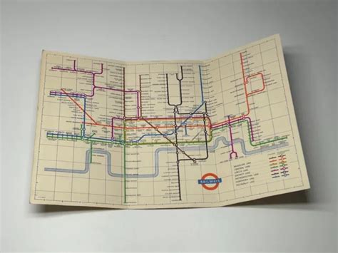 London Transport Underground Diagram Of Lines Station Index Tube