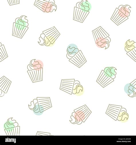 Handdrawn Cupcake Hi Res Stock Photography And Images Alamy