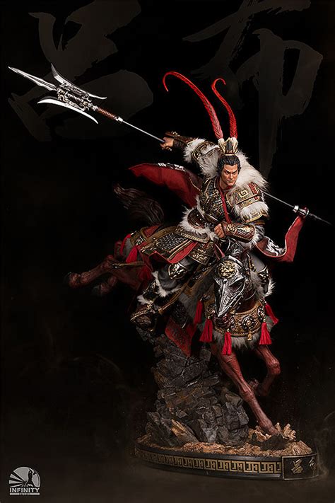 1/4 Quarter Scale Statue: Lu Bu Three Kingdoms Generals Romance of the ...