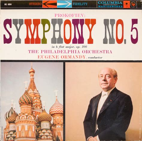 Prokofiev The Philadelphia Orchestra Eugene Ormandy Symphony No 5