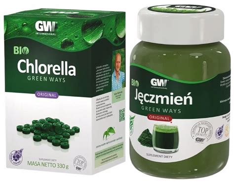 Bio Chlorella Tabletki G J Czmie Proszek G Green Ways