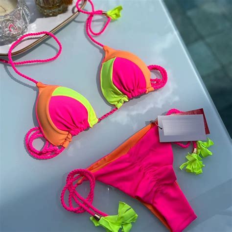 Micro bikini push up maiôs femininos 2023 sexy conjunto de biquíni