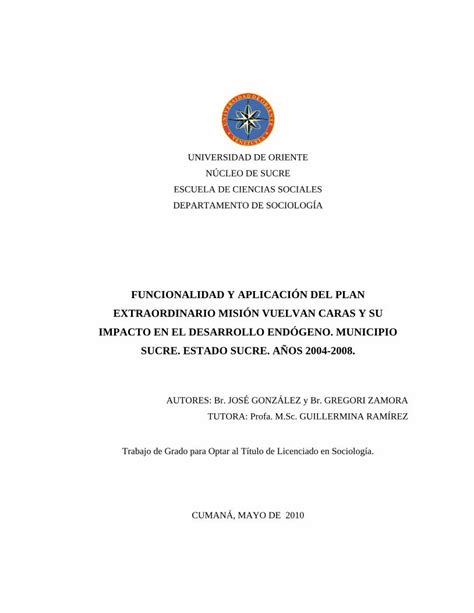 Pdf Funcionalidad Y Aplicaci N Del Plan Ri Bib Udo Edu Ve Bitstream