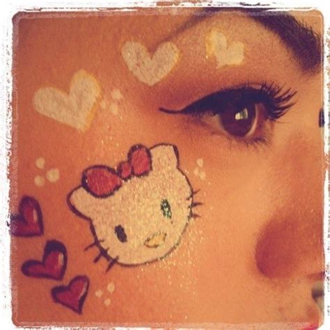 Pin By Tari York On Fall Festival Face Painting Hello Kitty Face Paint Face Painting Designs