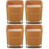 Bougie parfumée carrée nude 7 cm Couleur lot de 4 Cmp La Redoute