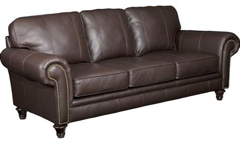 Broyhill - Bromley Leather Sofa - L497-3 - Traditional - Sofas - salt ...