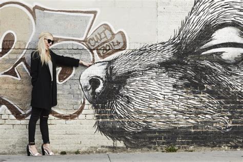 Black. White. Red. + DTLA Street Art - Love & Loathing Los Angeles