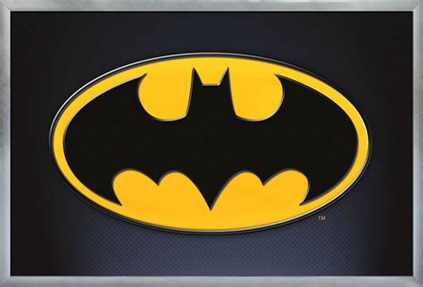 DC Comics - Batman - Symbol Wall Poster, 22.375" x 34", Framed - Walmart.com