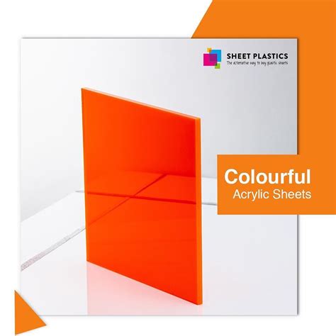 The Coloured Acrylic Sheet Is The Perfect Visually Imagining” Material