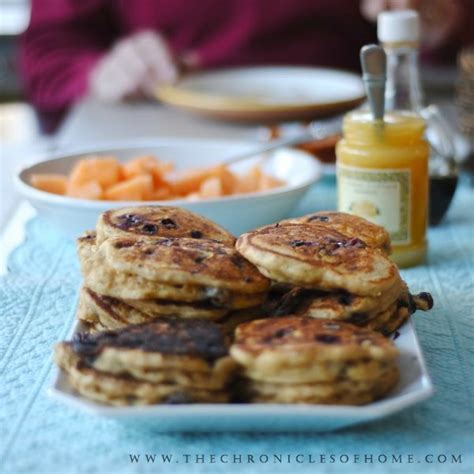 Blueberry Wheat Germ Pancakes With Lemon Curd The Chronicles Of Home