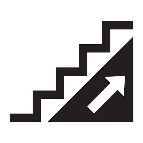 stairs icon logo vector design template 36884293 Vector Art at Vecteezy