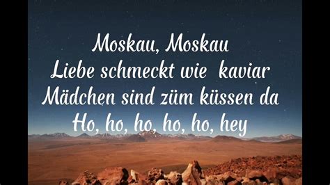 Dschinghis Khan Moskau Lyrics Youtube