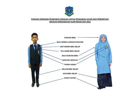 Pakaian Seragam Pengawas Sekolah Untuk Pengawas Lelaki Dan Perempuan Pdf