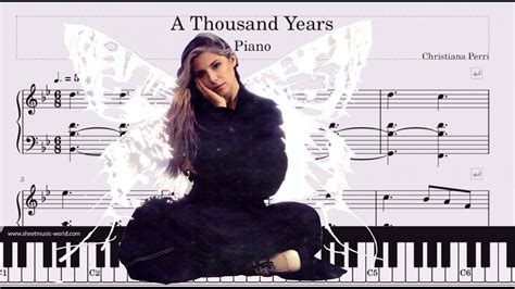 A Thousand Years Piano Christina Perri Sheets Piano Tutorial