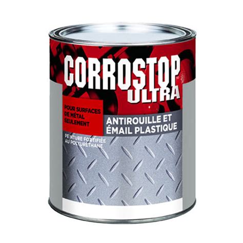 Peinture antirouille Sico Corrostop 900 ml fini lustré super blanc