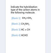 Answered Indicate The Hybridization Type Of The Bartleby