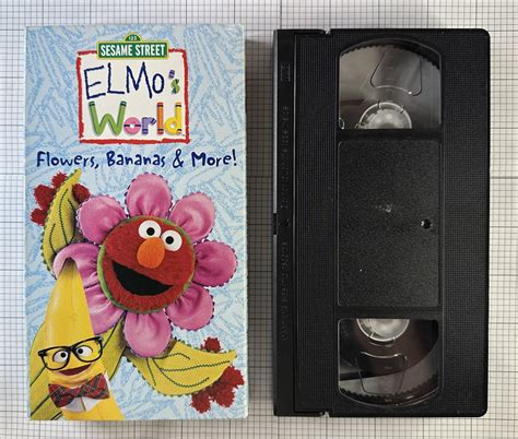 Sesame Street Elmo’s World Flowers Bananas And More Vhs 2000 Geekgearstore