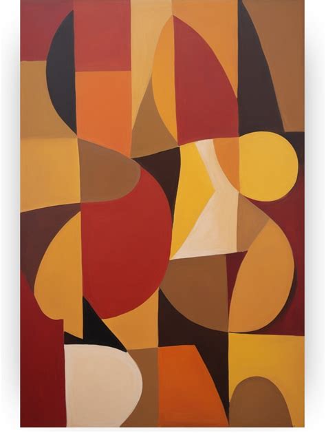 Abstracte Vormen Poster Abstractie Poster Posters Kunst Moderne Poster Bol