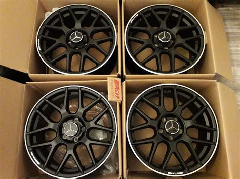 New Inch Alloys Mercedes A B C E S V Class C Amg A Vito Black