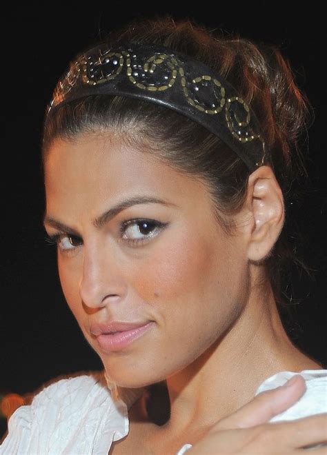 The Many Headbands Of Eva Mendes Celebrity Headband Style Headband Styles Headband