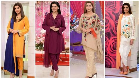 Nida Yasir Morning Show Dress Design Youtube