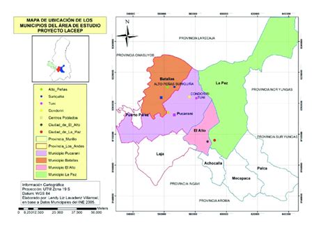 Mapa Del Rea De Estudio Con Ubicaci N De Los Sitios De Estudio