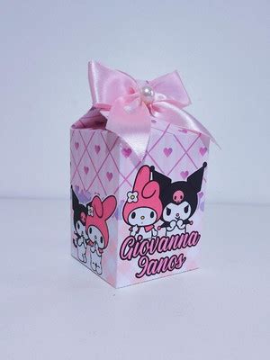 Caixa Milk Personalizada My Melodi E Kuromi Compre Produtos