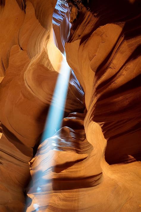 canyon antilope arizona vallée des antilopes pierre lumière haute