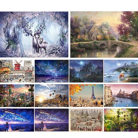 1000 Piece Puzzle Adult Jigsaw Landscapes City Game Toy Gift Home Arts ...