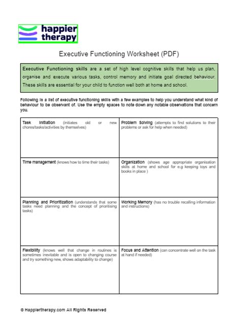 Self Assessment Tool For Organization Skills Worksheets Library