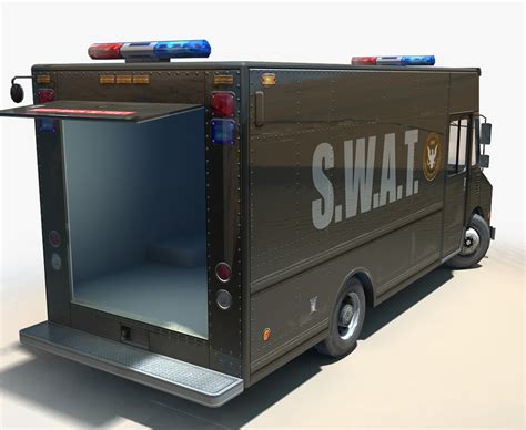 SWAT Truck 3D Models for Download | TurboSquid