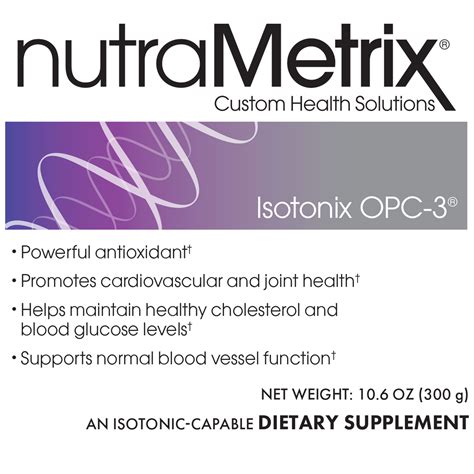 Nutrametrix Isotonix Opc 3®