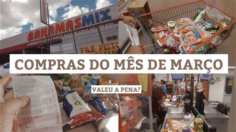 Compras Do M S De Mar O Completa Para Um Casal No Supermercado Bahamas