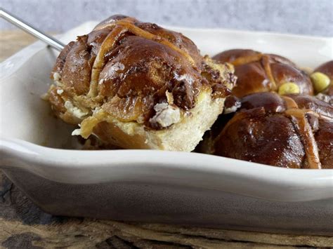 Hot Cross Bun Bread And Butter Pudding Tales From The Kitchen Shed