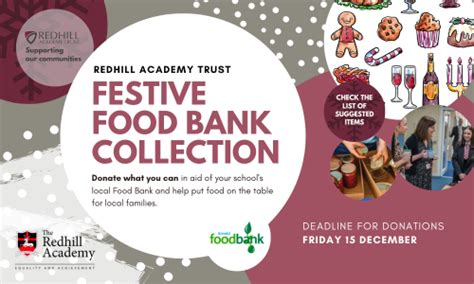 The Redhill Academy Festive Food Bank