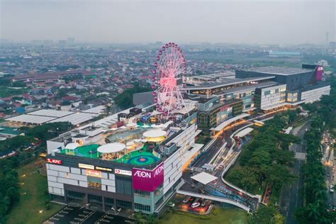 Aerial View Of The Aeon Mall Jakarta Garden City Aeon Is A Largest