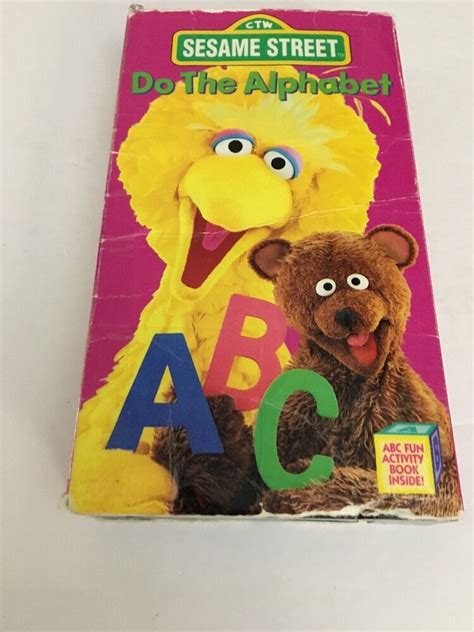 Sesame Street Do The Alphabet Vhs Ebay