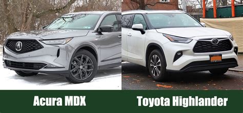 Acura Mdx Vs Toyota Highlander Which One Is Best For Me House Grail