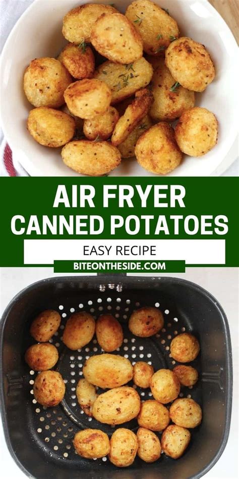 Quick And Easy Air Fryer Roasted Canned Potatoes Recipe