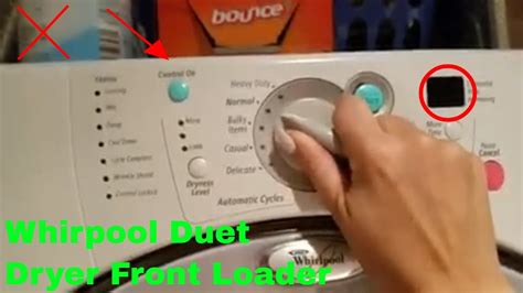 How To Use Whirlpool Duet Dryer Front Loader Review Youtube