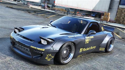 Rocket Bunny Aero V1 Mazda RX7 FD3S Full Kit 42 OFF