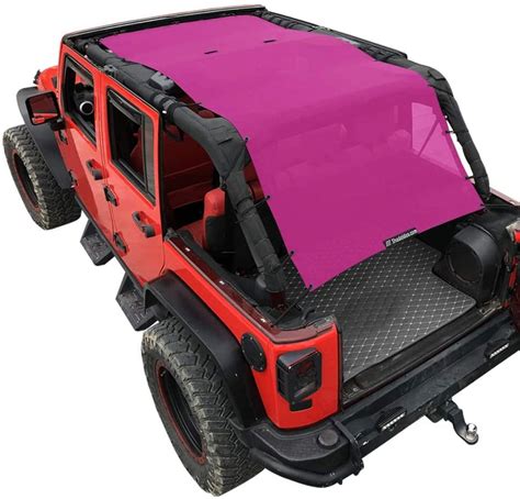 Shadeidea Jeep Wrangler Top Sunshade Jk Unlimited Sun Shade Jku Door