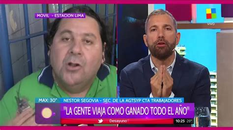 El Fuerte Cruce Al Aire Entre Pablo Duggan Y Un Metrodelegado Por El