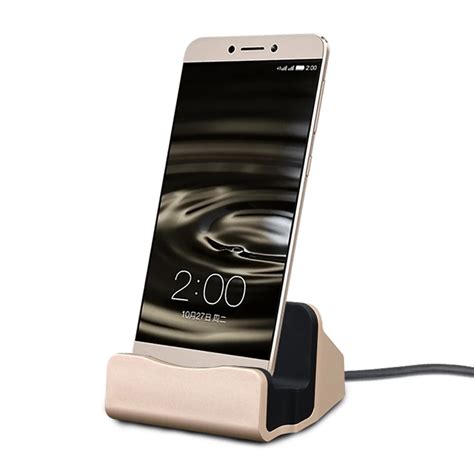 Magnetic Desktop Charge Charger Cradle Sync Dock Stand For Micro Usb