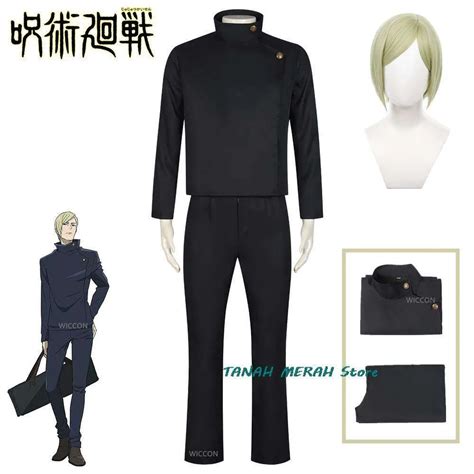 Season Jujutsu Kaisen Aniem Nanami Kento Cosplay Costume Uniform Wig