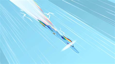 Image - Rainbow Dash doing a sonic rainboom 1 S1E16.png | My Little ...