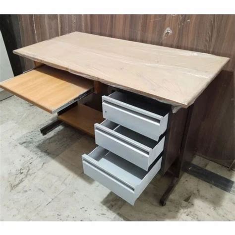 3 Drawer Teak Wood Computer Table, With Storage at Rs 5400 in Ludhiana ...